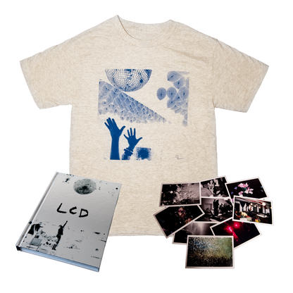 Hands and Disco Ball T-Shirt, Signed LCD Book, 5 Print Package